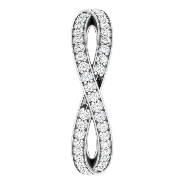 0.73 ct. Round Diamond Infinity Style Eternity Band