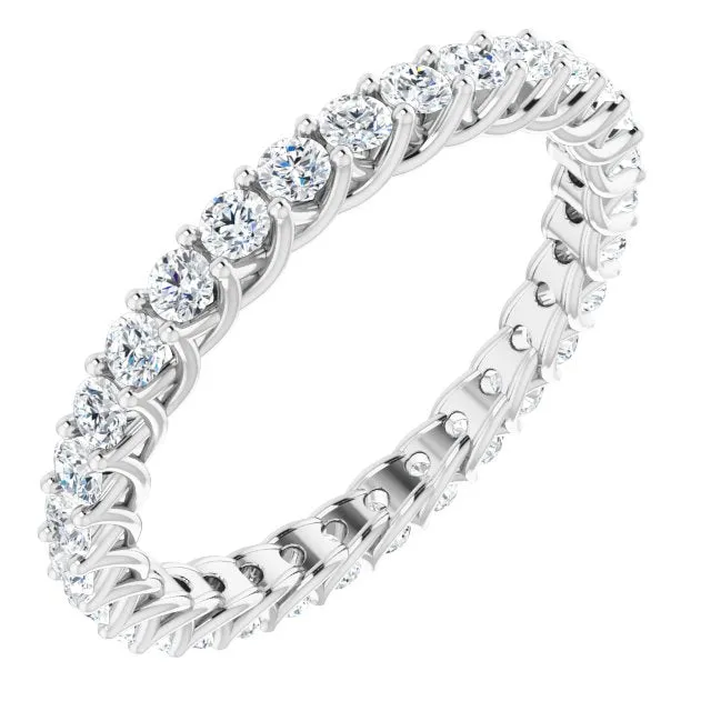 0.93 ct. Shared Prong Round Diamond Eternity Band