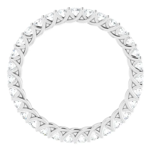 0.93 ct. Shared Prong Round Diamond Eternity Band