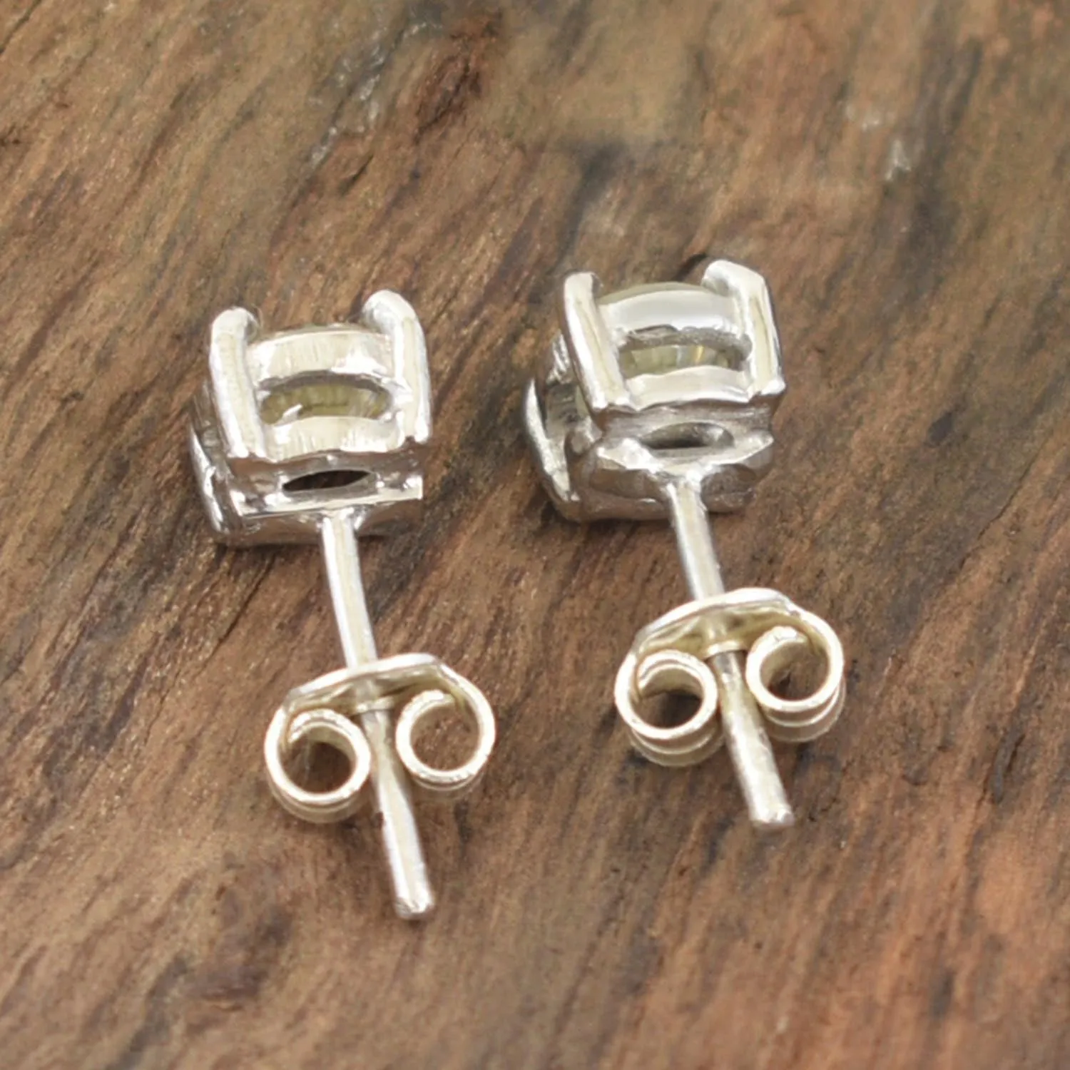 1 Ct Elegant Off White Diamond Stud Earrings in 925 Silver with White Finish! Amazing Look & Sparkle! Certified Diamonds, Gift For Birthday/Anniversary