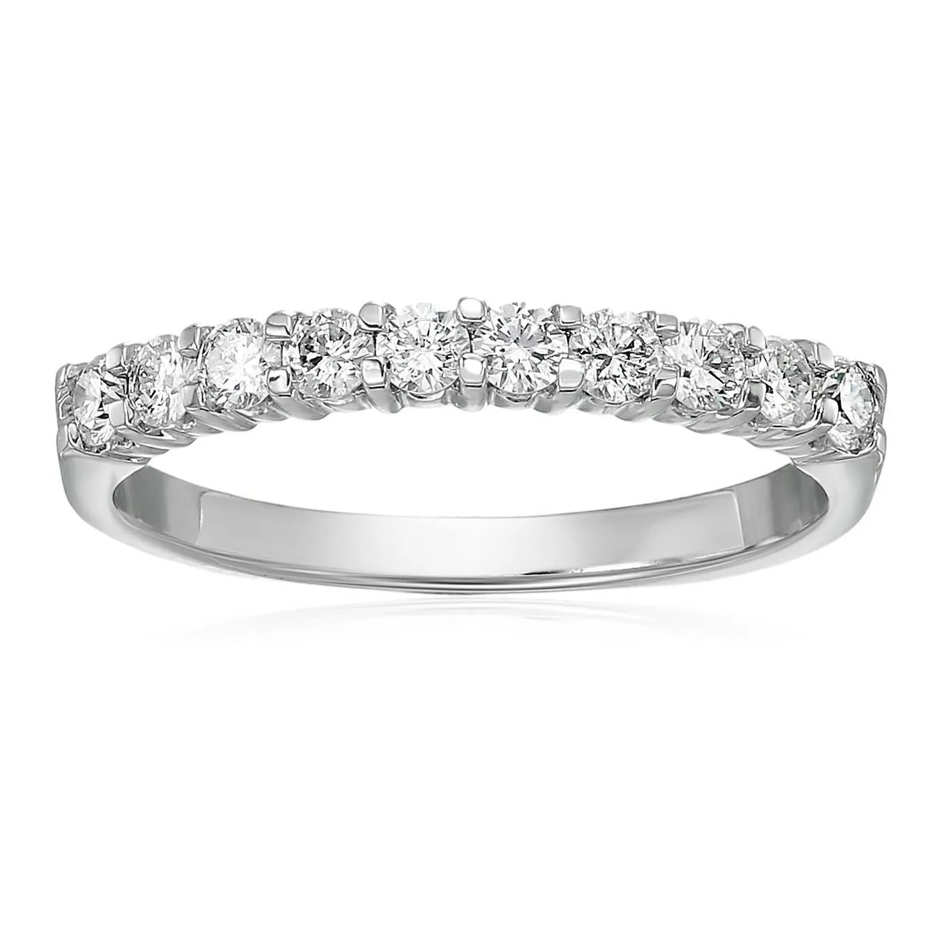 10 Stone Diamond Wedding Band