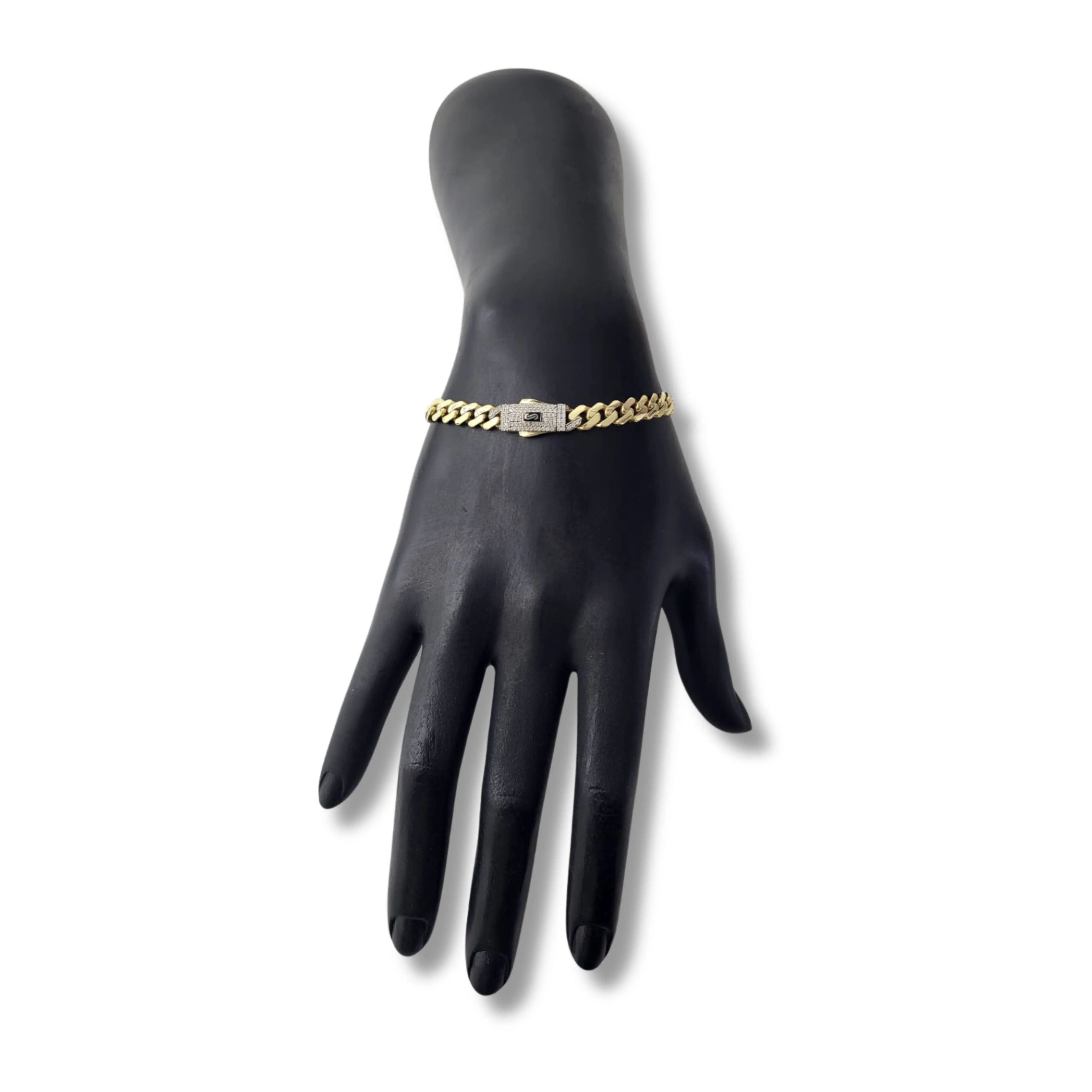 10K Yellow Gold Monaco Bracelet