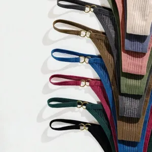 10pcs Women's Metal Buckle Accessory For Thong Underwear