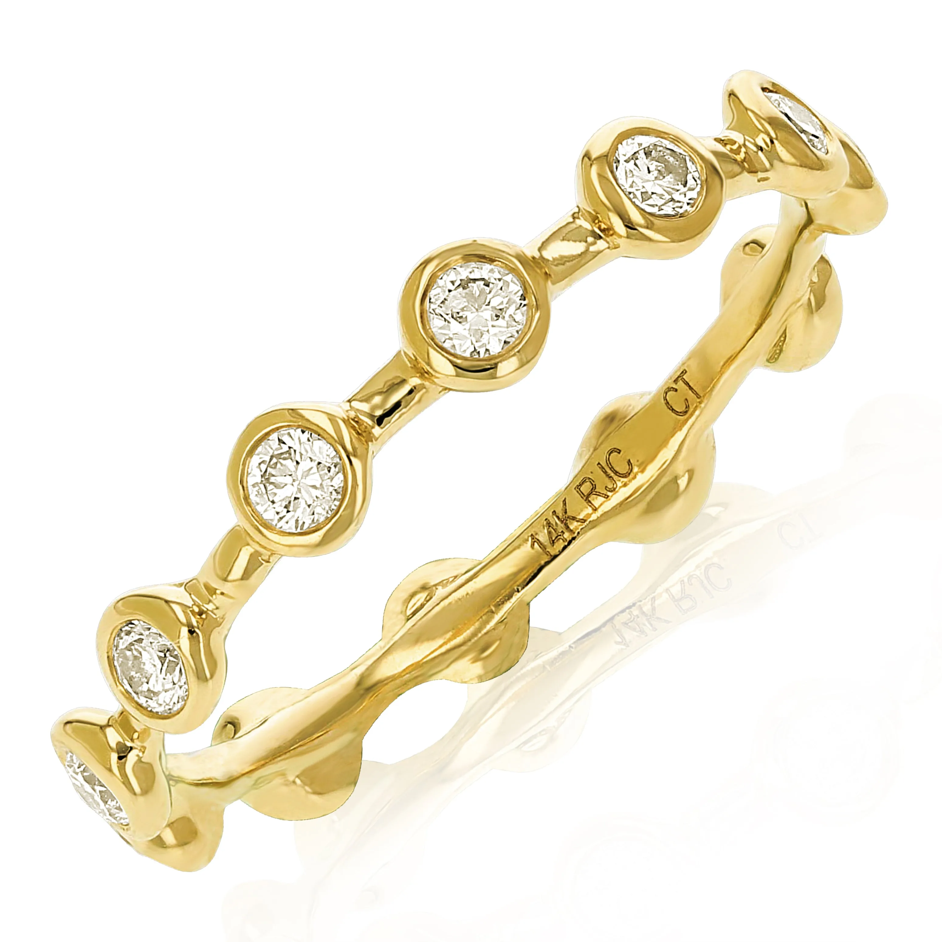 1/2 cttw Diamond Eternity Wedding Band in 14K Gold