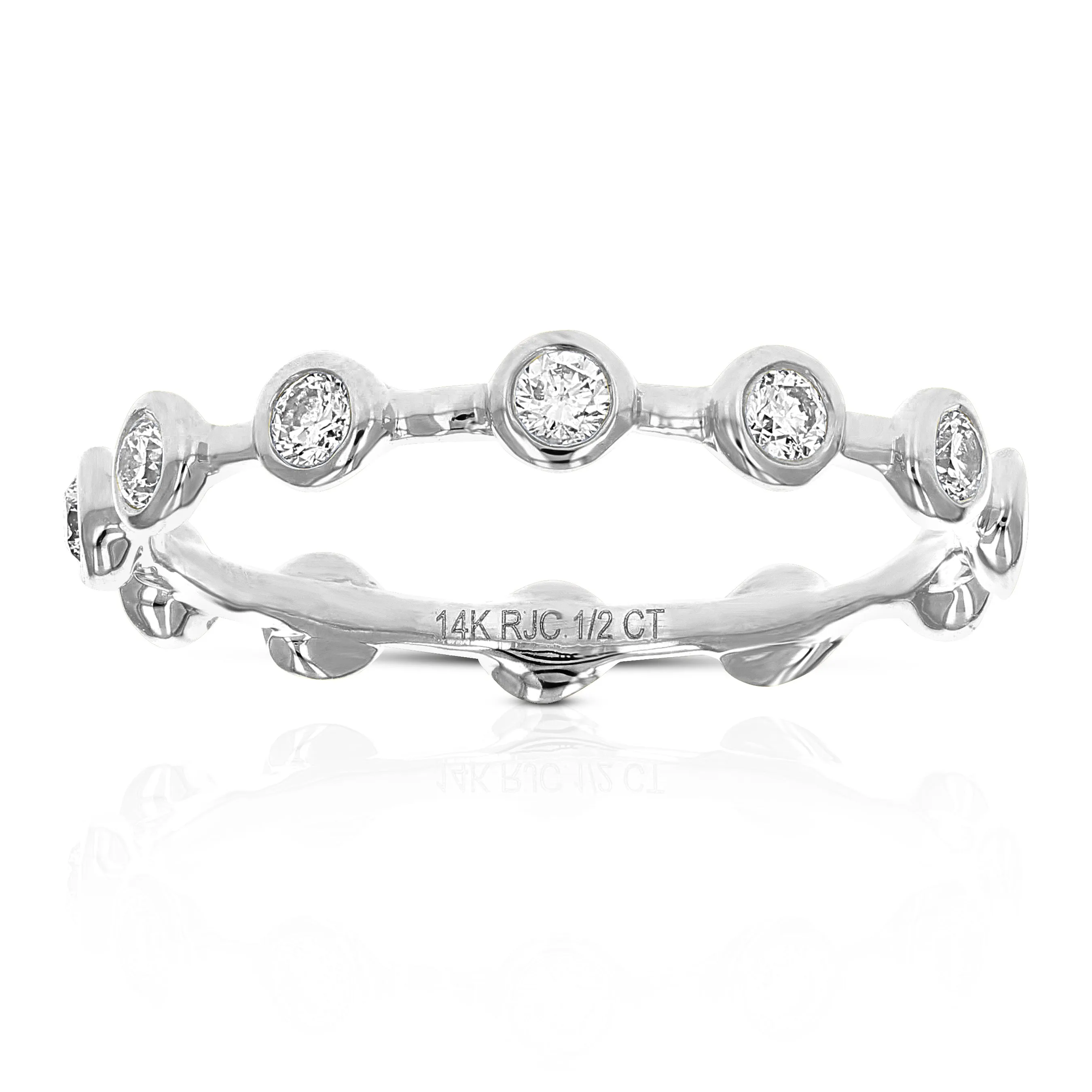 1/2 cttw Diamond Eternity Wedding Band in 14K Gold