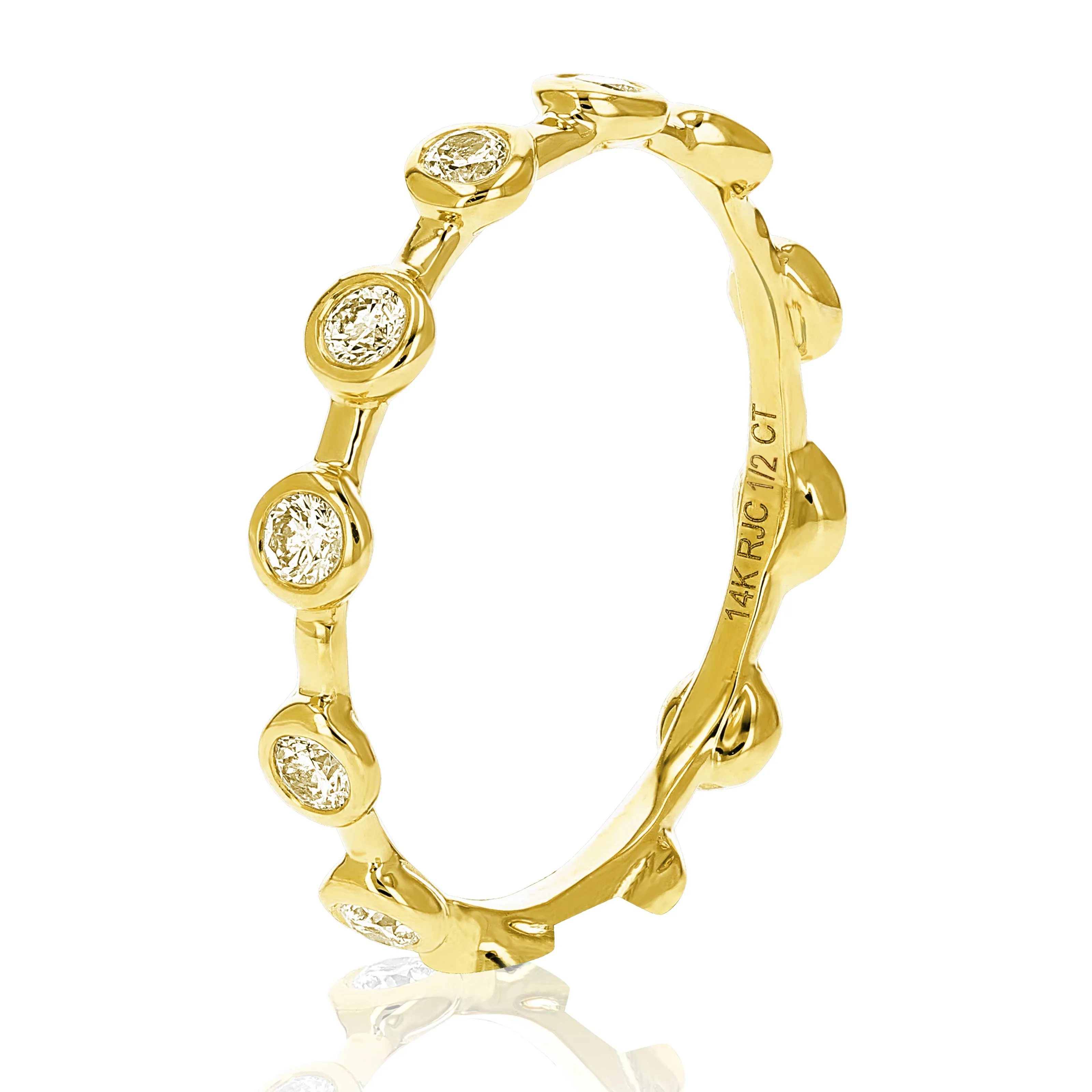 1/2 cttw Diamond Eternity Wedding Band in 14K Gold