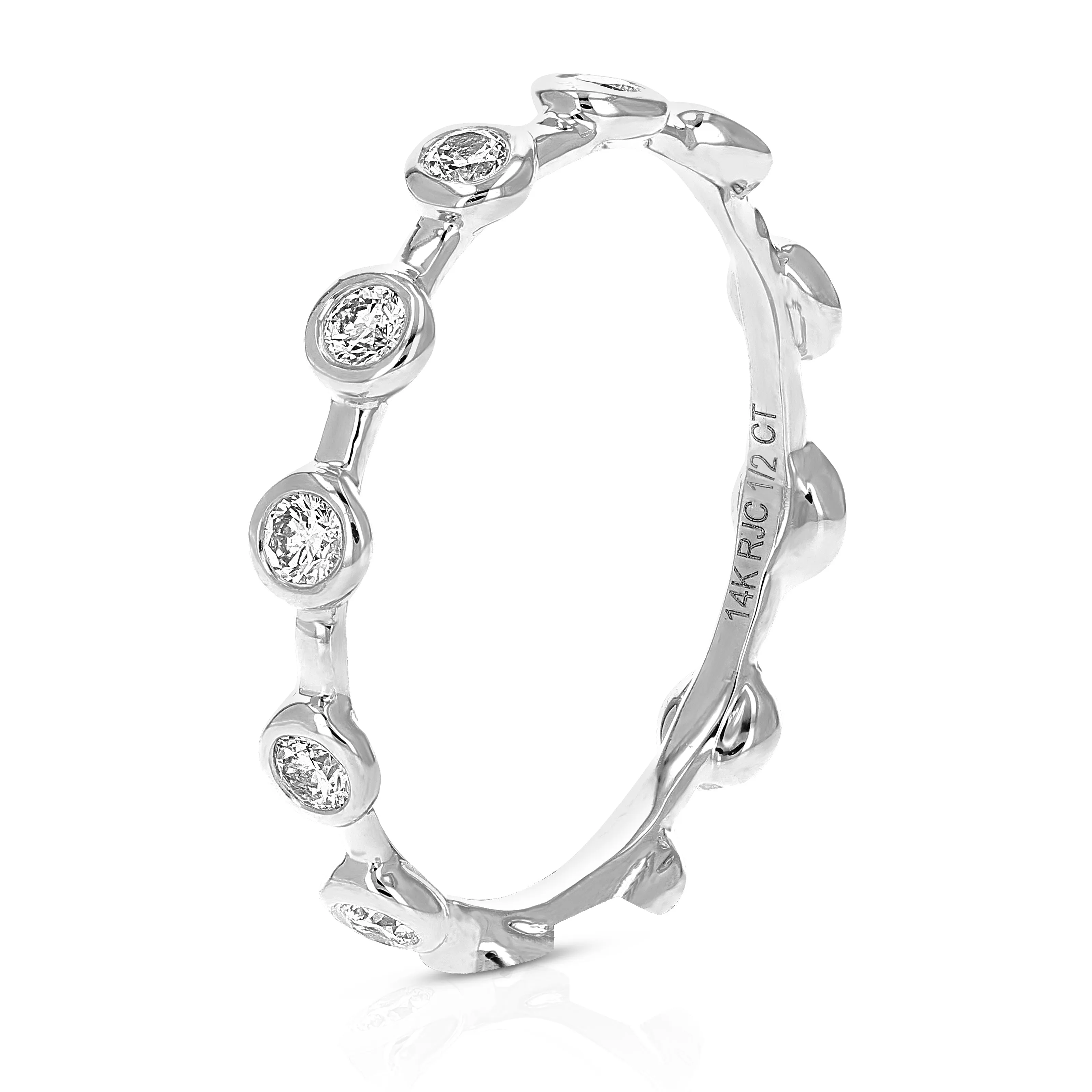 1/2 cttw Diamond Eternity Wedding Band in 14K Gold
