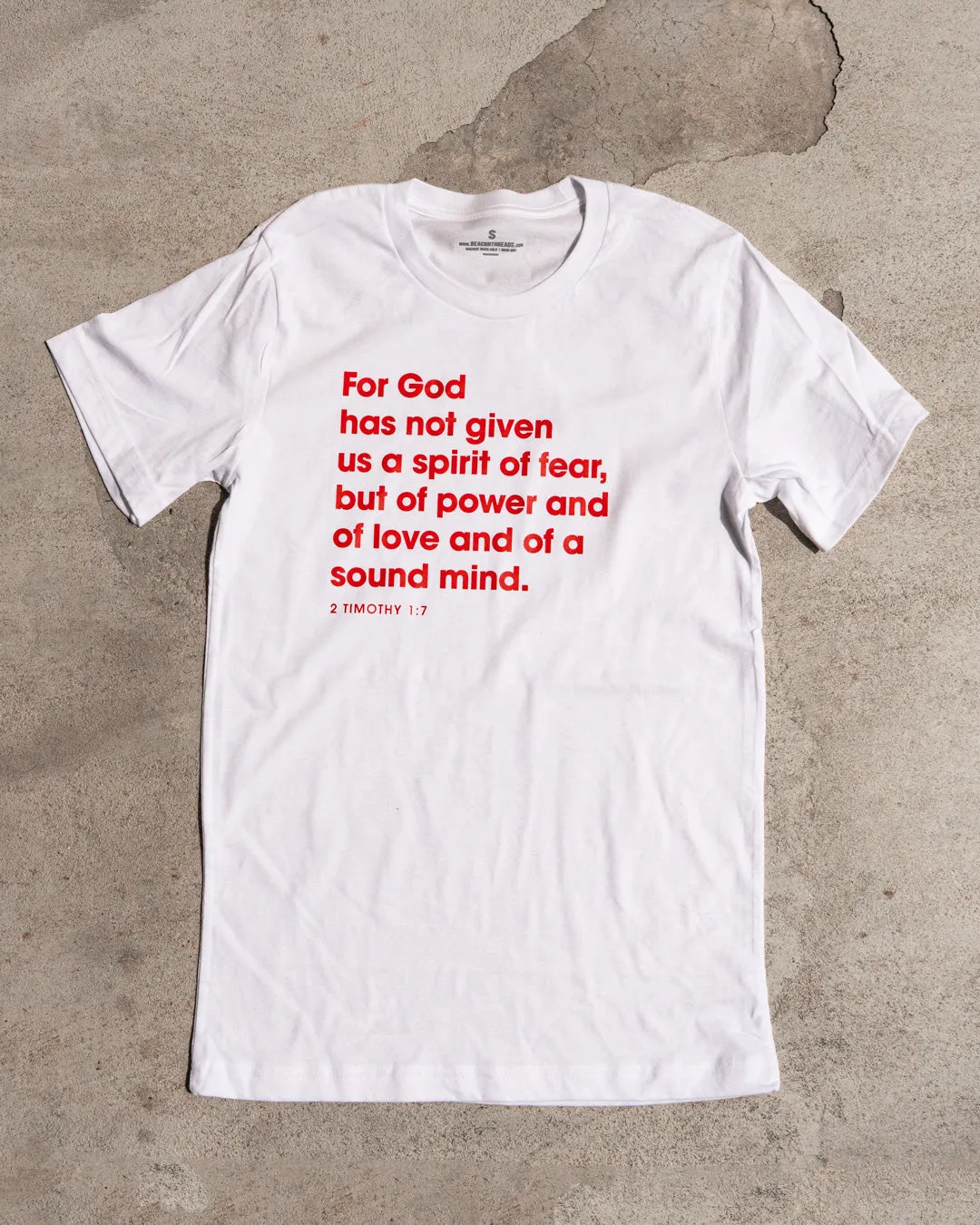 2 Timothy 1:7 Adult Box T-Shirt