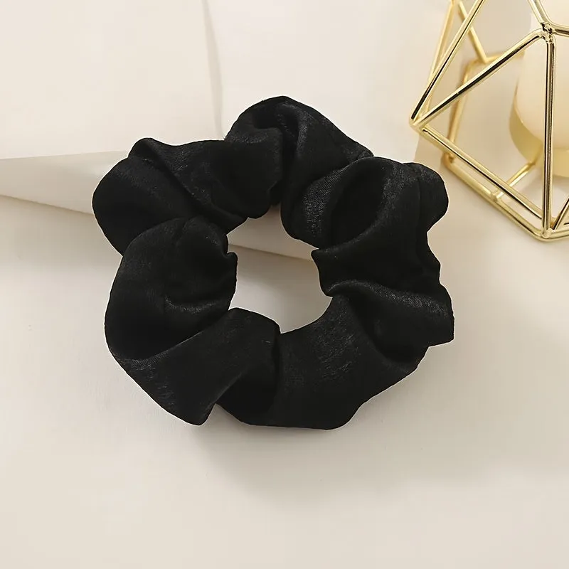 6-Piece Leopard Print Boho Large Scrunchies Set
