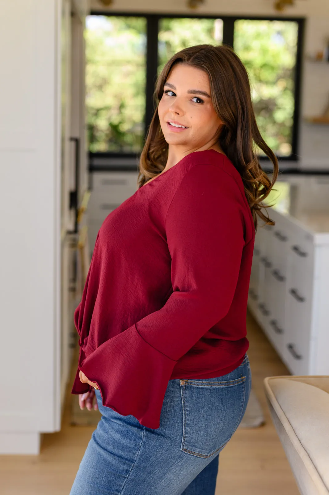 A Flare & a Bow Top