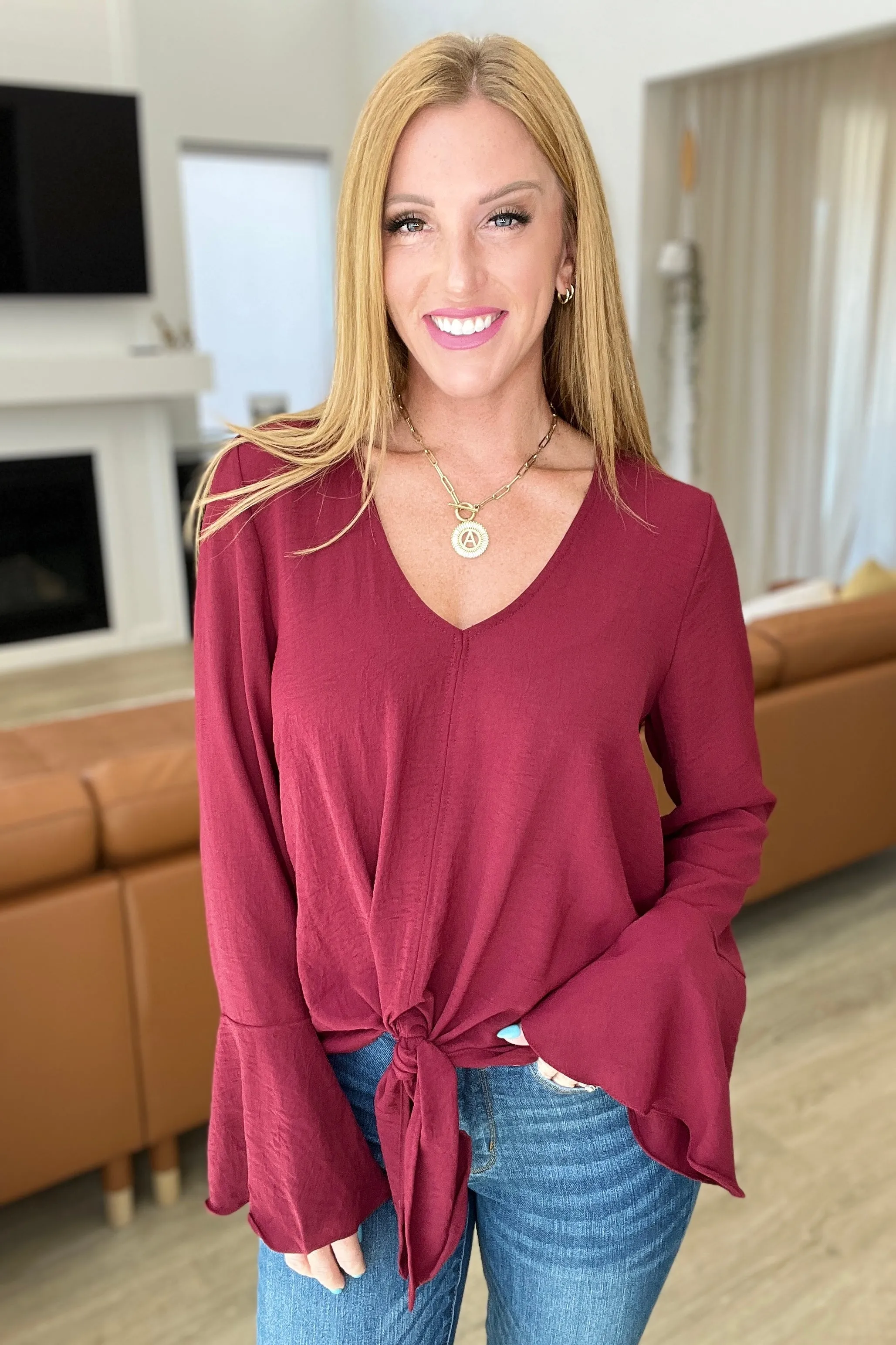 A Flare & a Bow Top