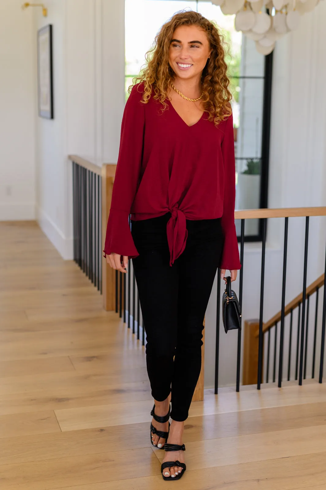 A Flare & a Bow Top