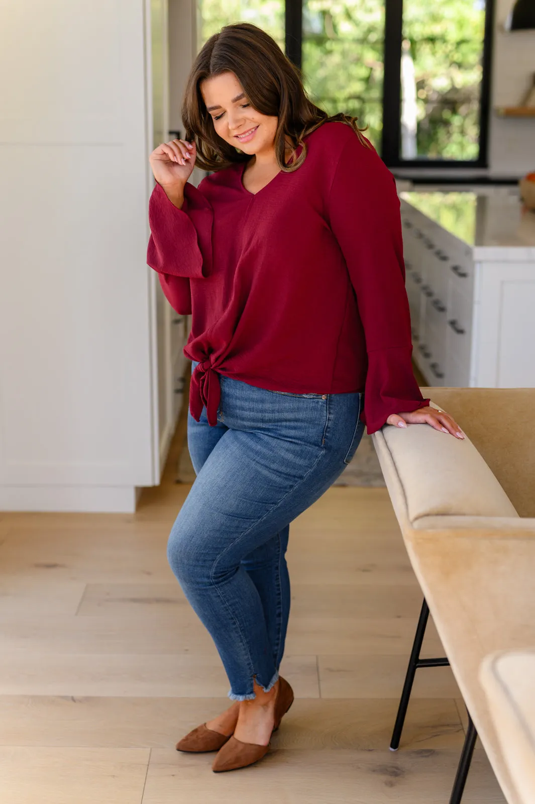 A Flare & a Bow Top