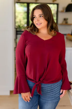 A Flare & a Bow Top