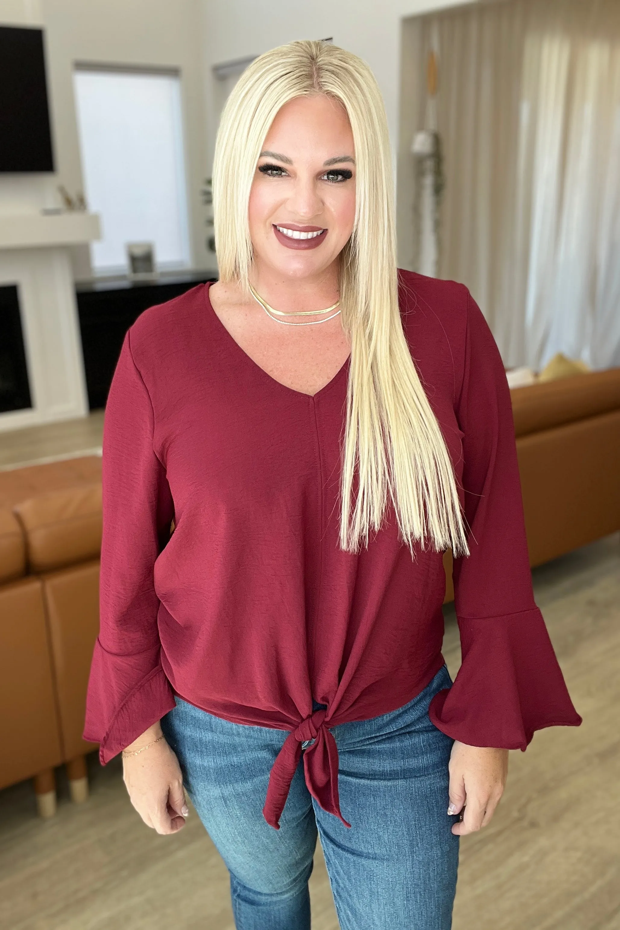 A Flare & a Bow Top