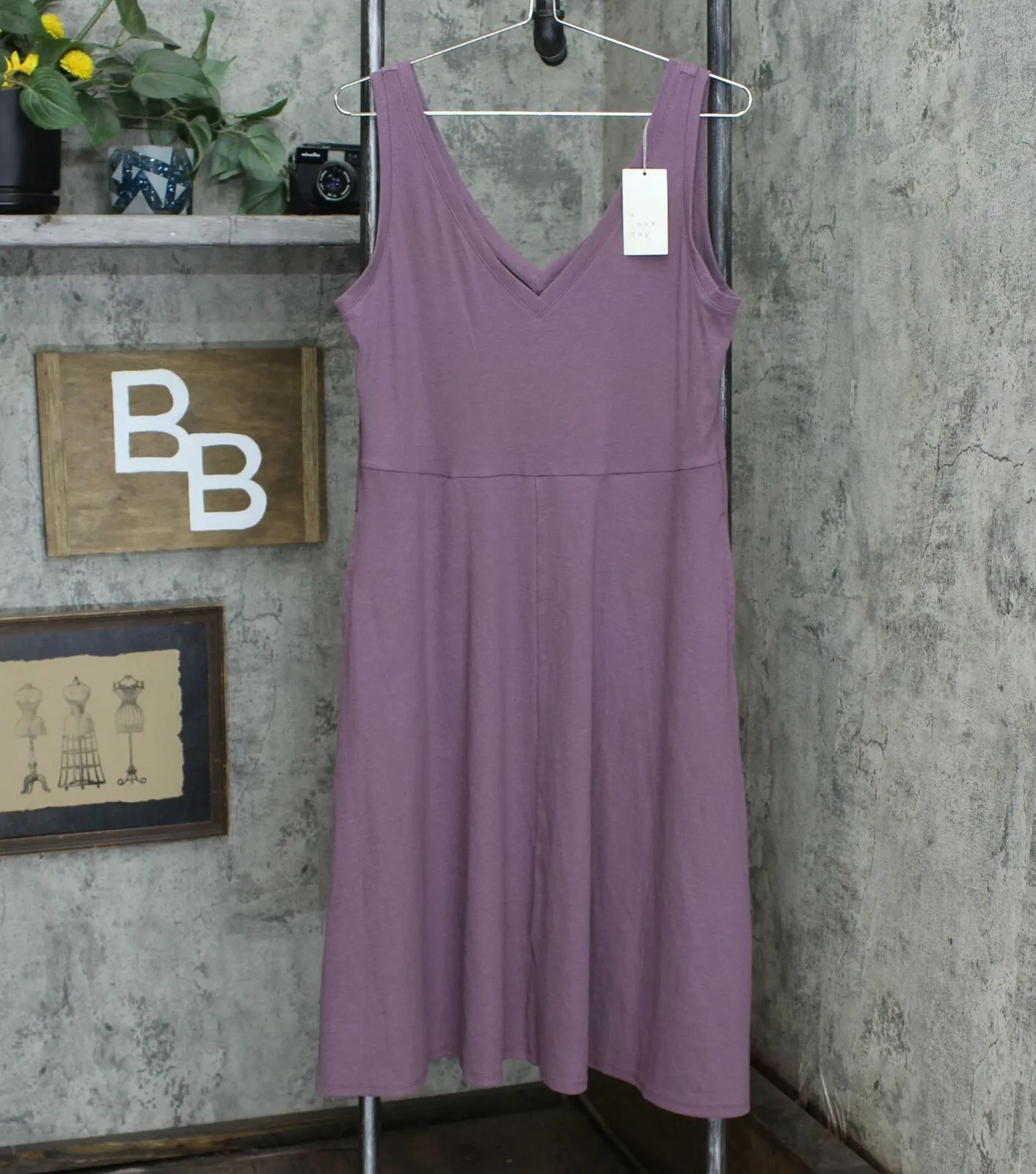 A New Day Women's Sleeveless Rib Knit Ballet Dress