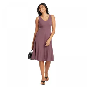 A New Day Women's Sleeveless Rib Knit Ballet Dress