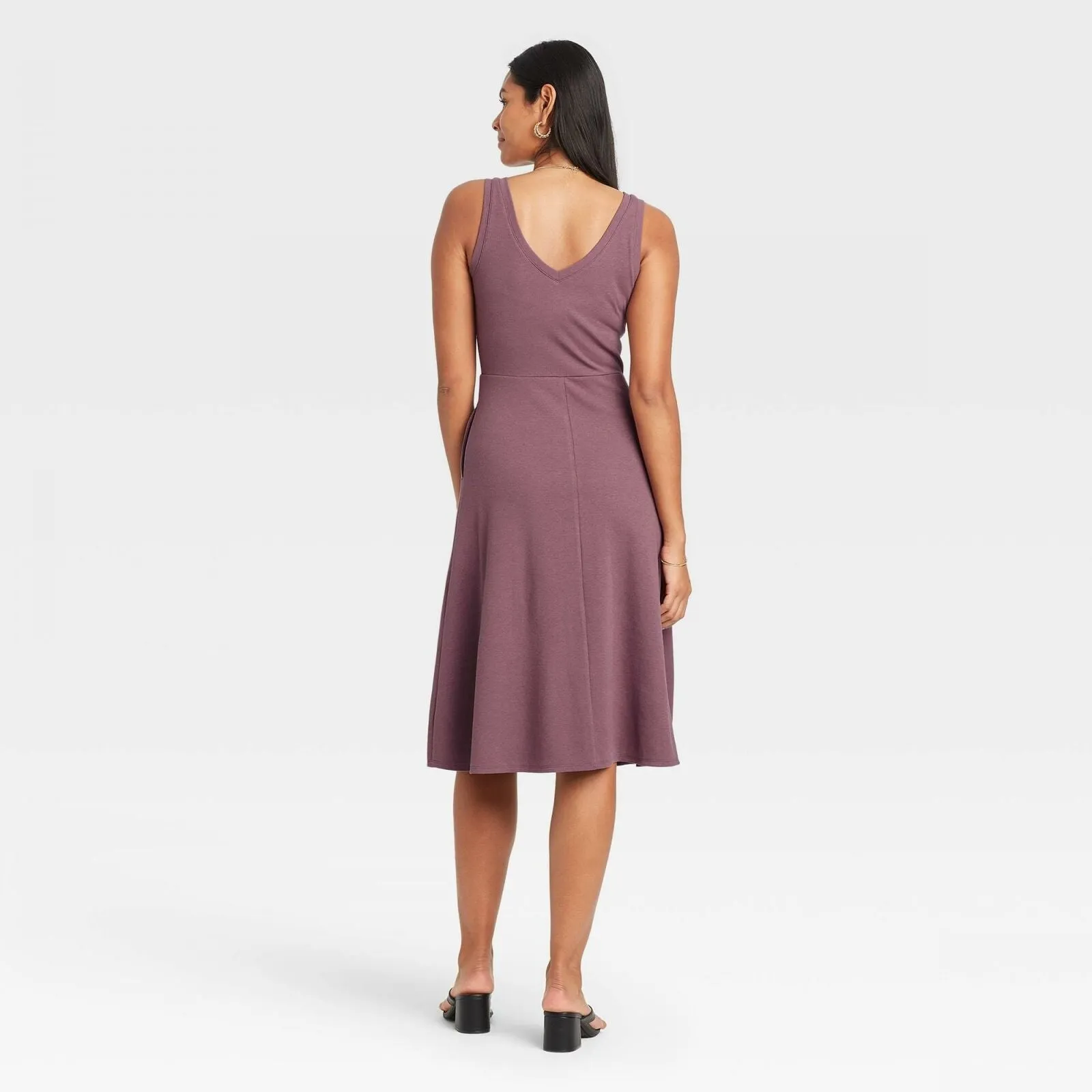 A New Day Women's Sleeveless Rib Knit Ballet Dress