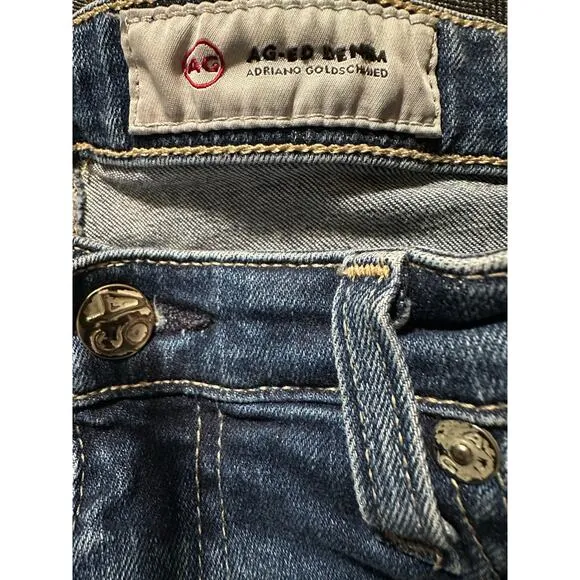 Adriano Goldscmied Prima Crop Cigarette Crop, Women's Size 29 Regular