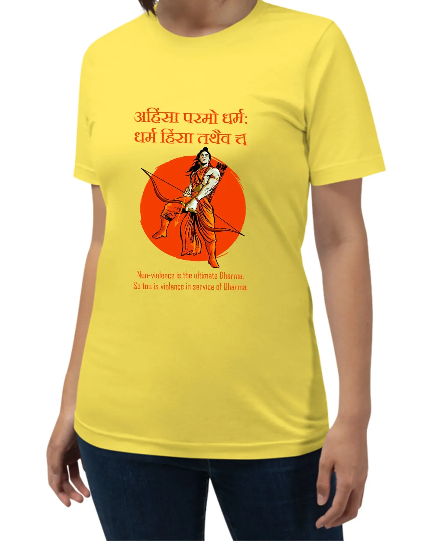 Ahimsa Parmo Dharma, Sanskrit T-shir