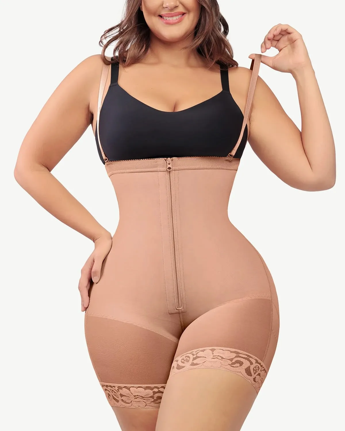 AirSlim® Firm Tummy Compression Bodysuit Shaper With Butt Lifter