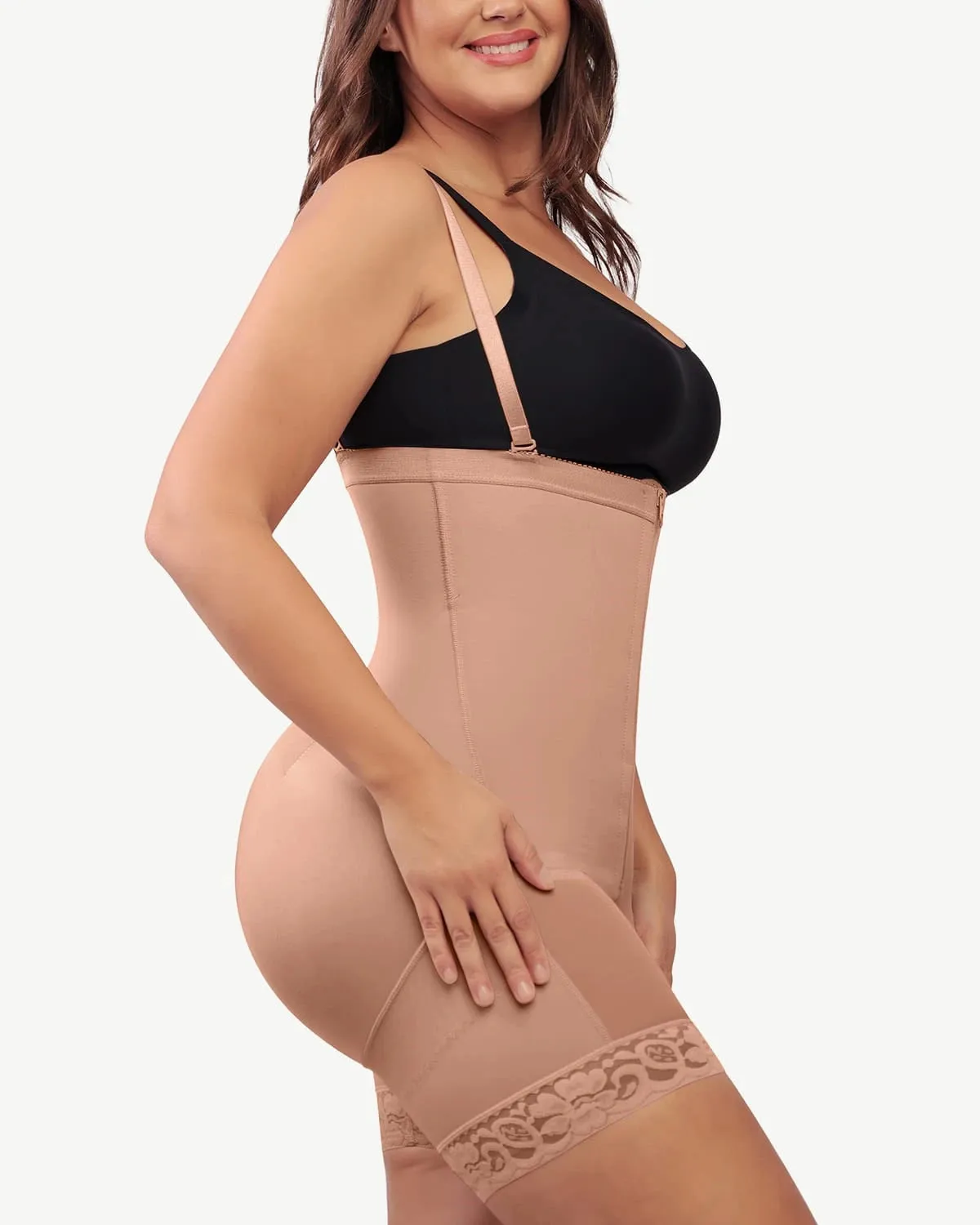 AirSlim® Firm Tummy Compression Bodysuit Shaper With Butt Lifter
