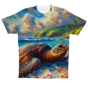 Aloha Sea Turtle Aloha Sea Turtle Performance Unisex Shirt