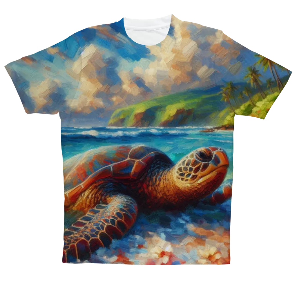 Aloha Sea Turtle Aloha Sea Turtle Performance Unisex Shirt