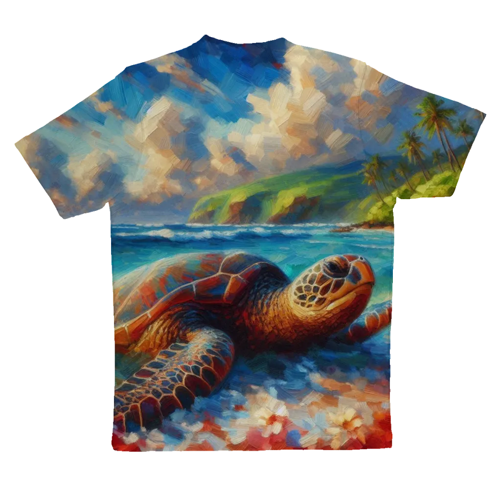 Aloha Sea Turtle Aloha Sea Turtle Performance Unisex Shirt