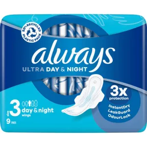 Always Ultra Day & Night Size 3 Sanitary Towels – Pack of 9 Pads