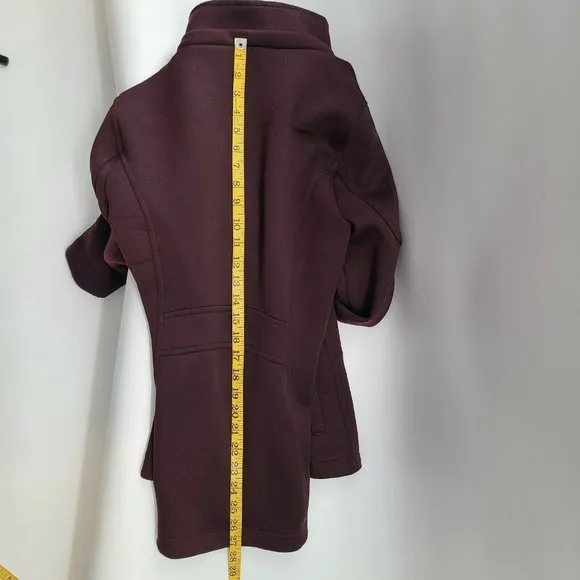Andrew Marc‎ Stretch Knit Scuba Jacket  Zip Coat Women's Size Medium