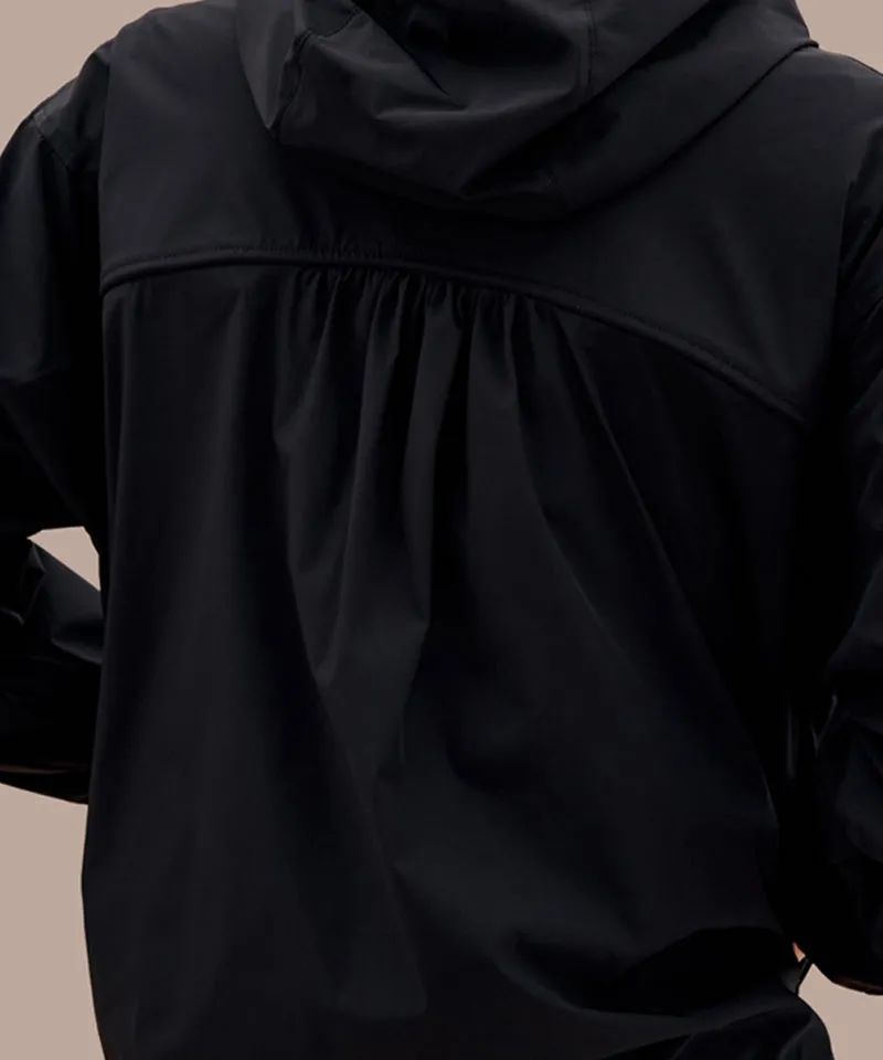 Anell Golf Plain Air Wind Jumper - Black