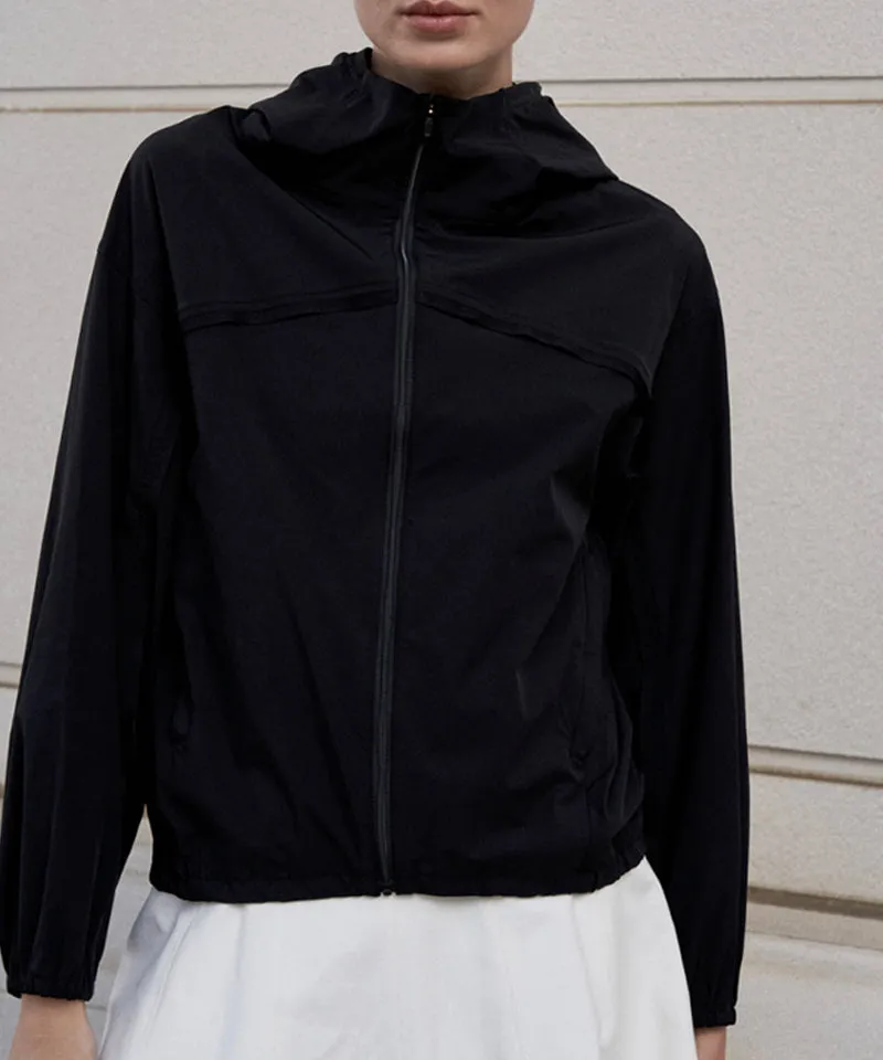 Anell Golf Plain Air Wind Jumper - Black