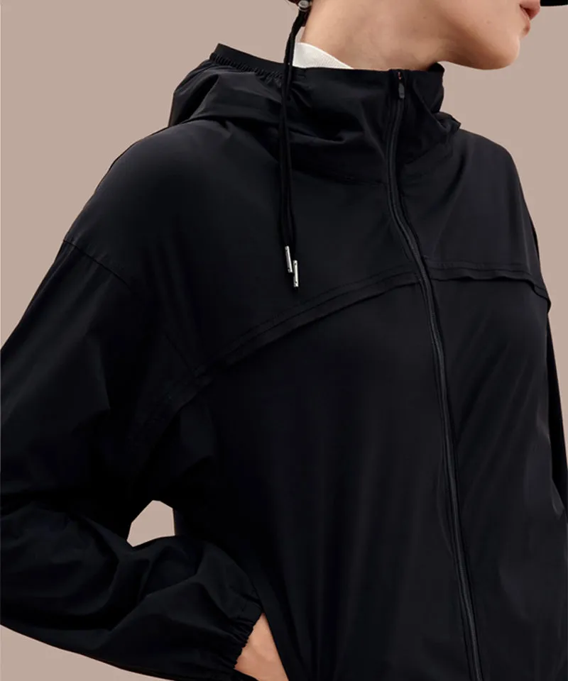 Anell Golf Plain Air Wind Jumper - Black