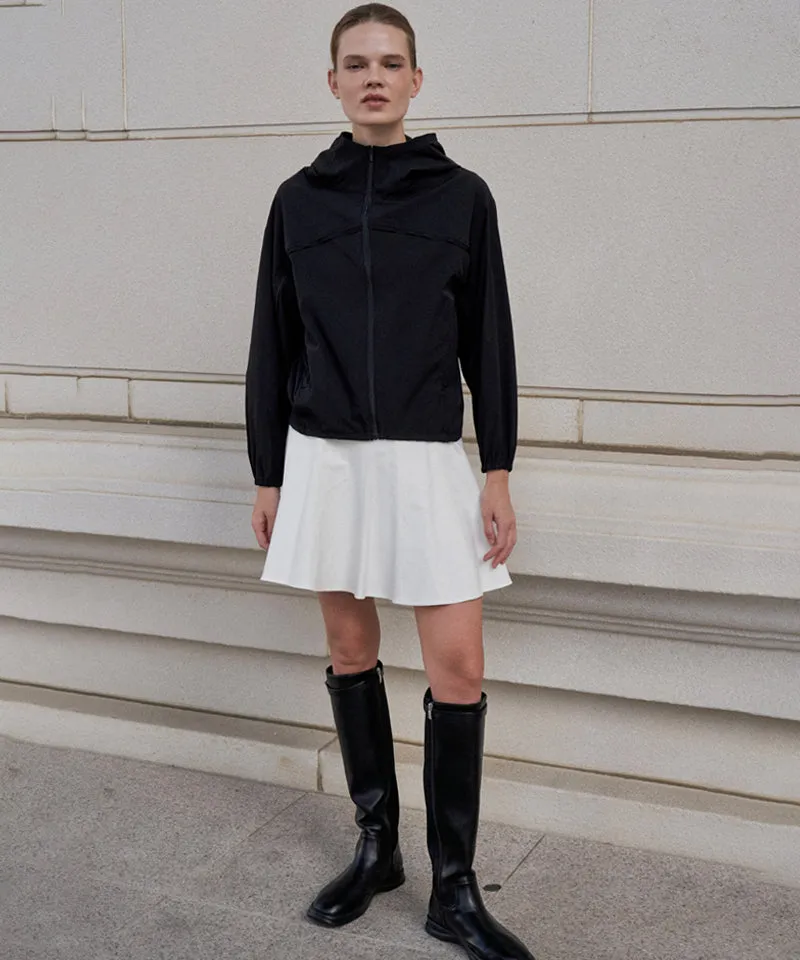 Anell Golf Plain Air Wind Jumper - Black