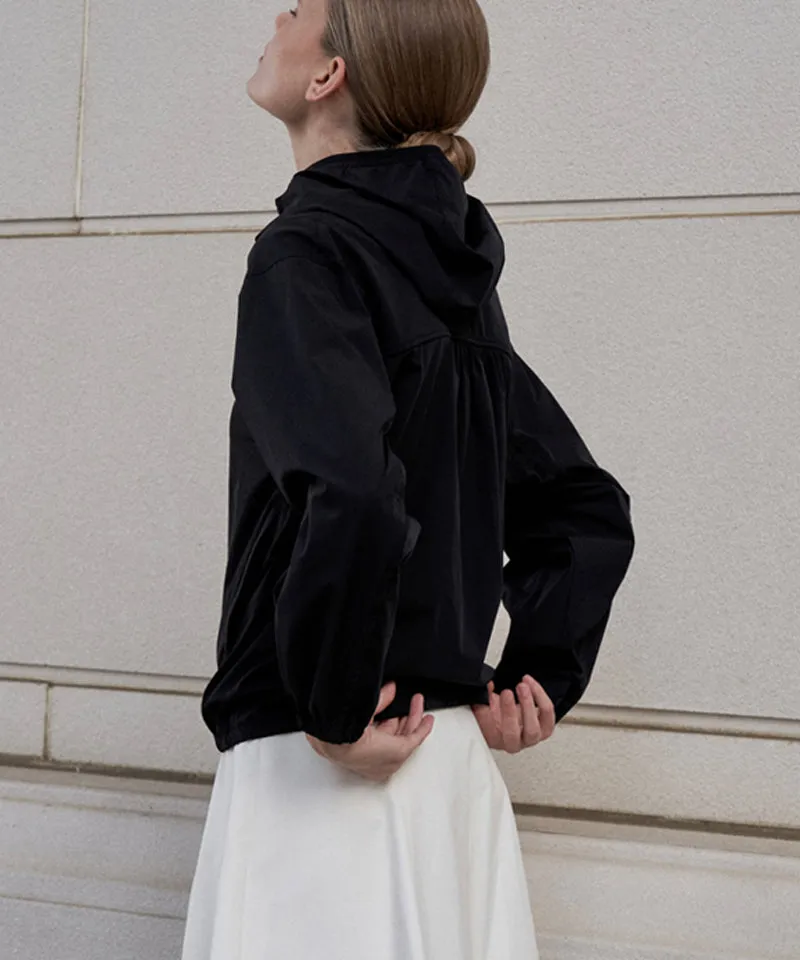 Anell Golf Plain Air Wind Jumper - Black