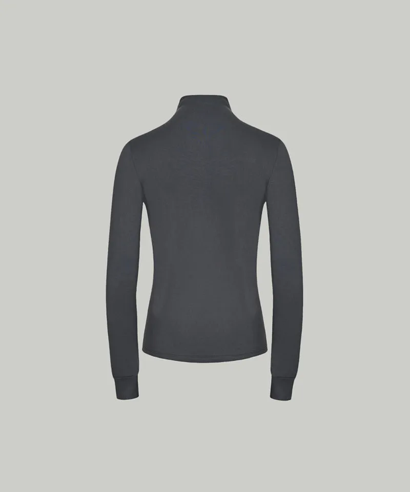 Anell Golf Soft Stretch Top - Charcoal
