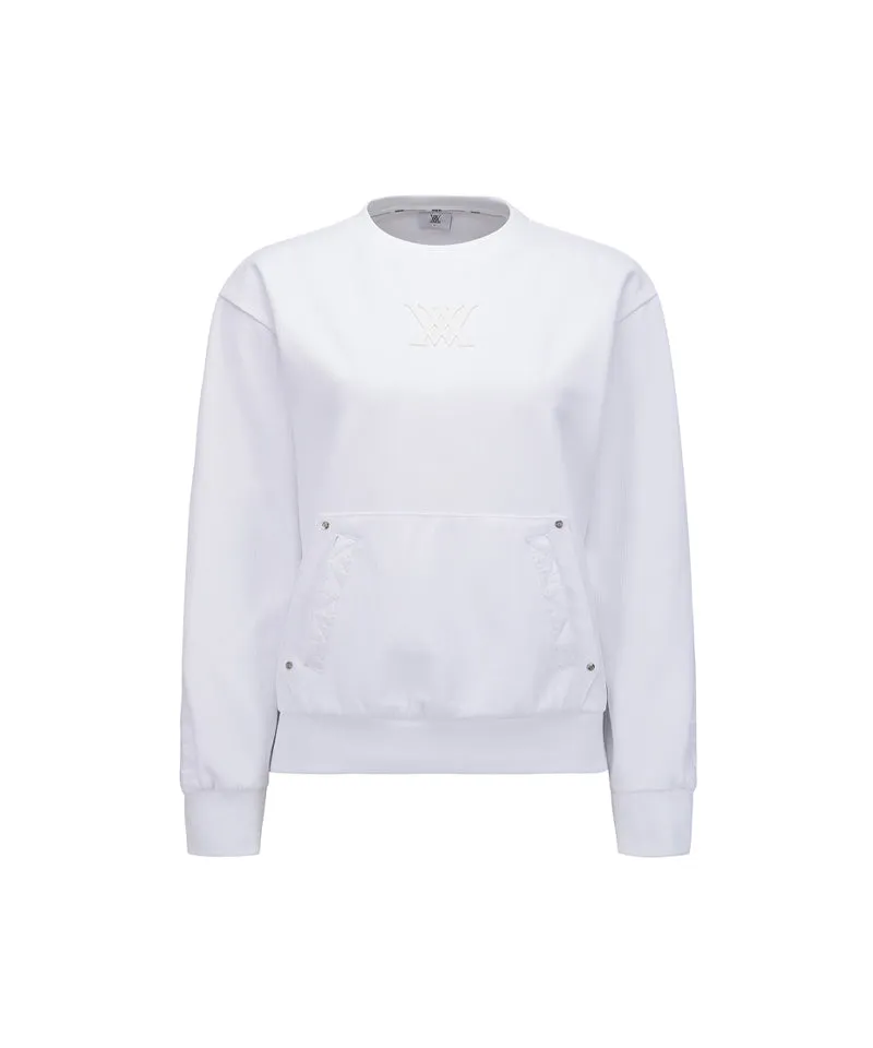 ANEW Golf Women's SP Textured Sweatshirt - White