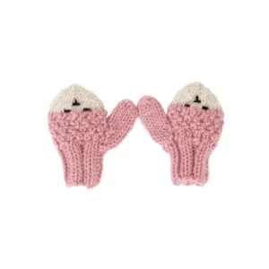 Animal Mittens Pink