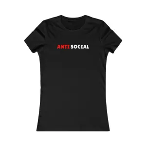 Anti-Social Women's Bella T-Shirt |  Women's Favorite Tee