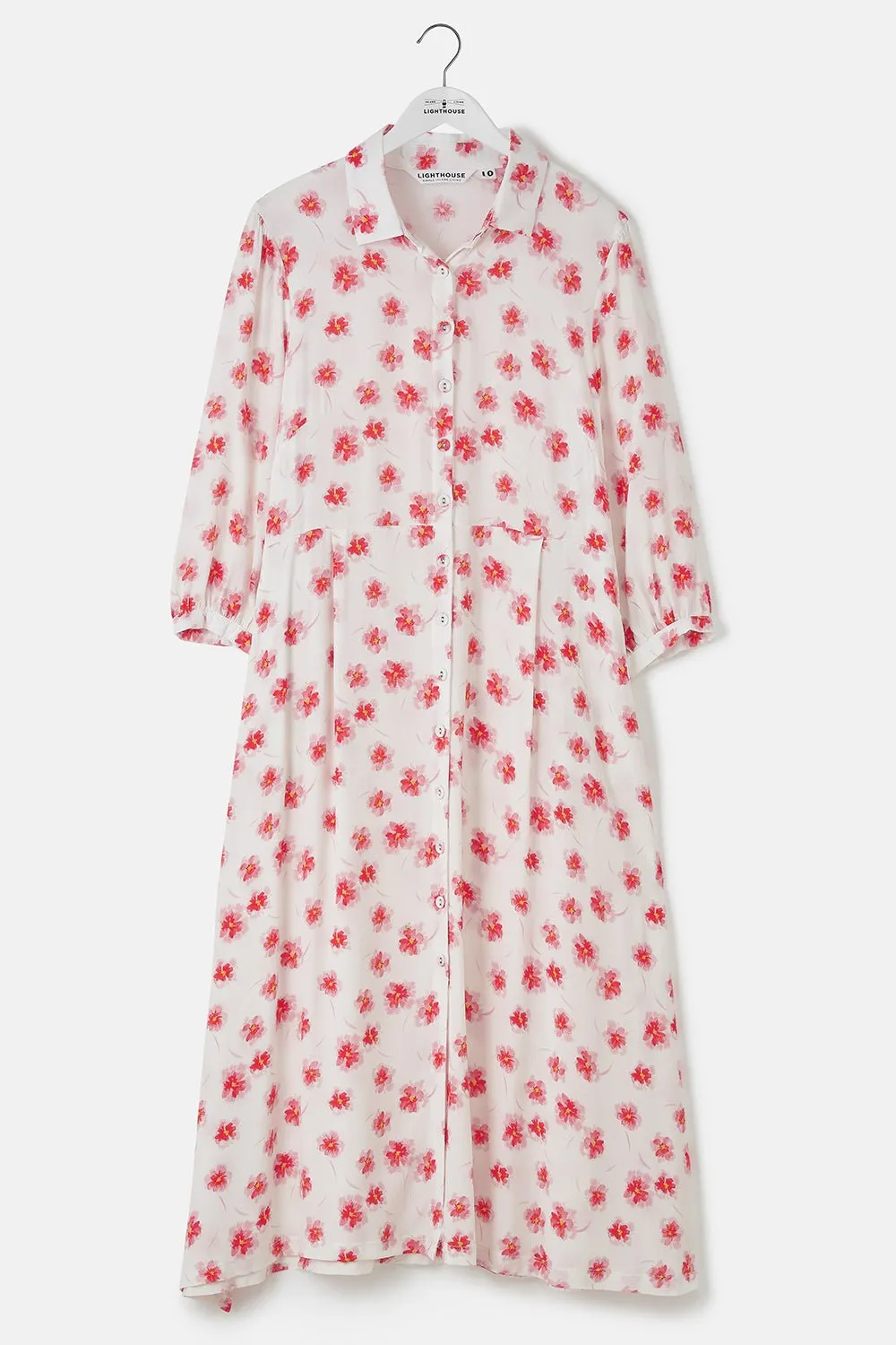 Aoife Dress - Soft Pink Floral