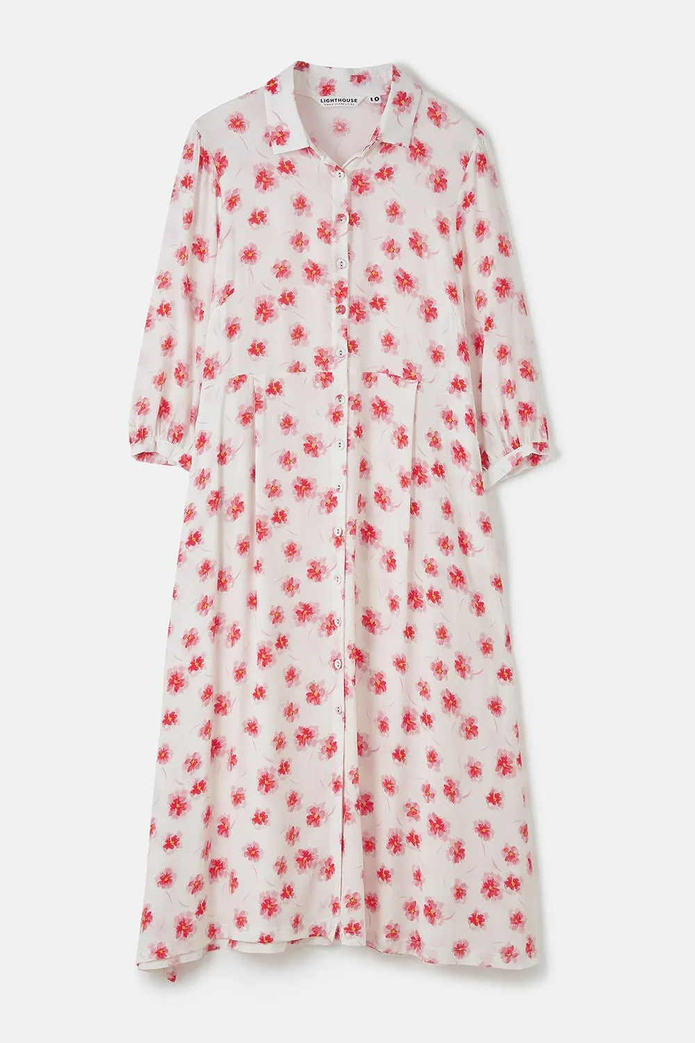 Aoife Dress - Soft Pink Floral