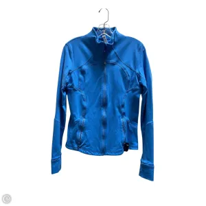 Athletic Jacket By Lululemon In Blue, Size: 10