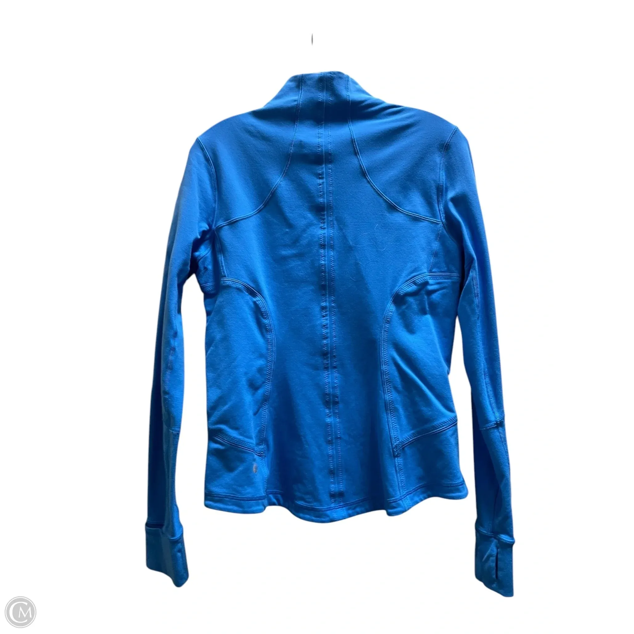 Athletic Jacket By Lululemon In Blue, Size: 10