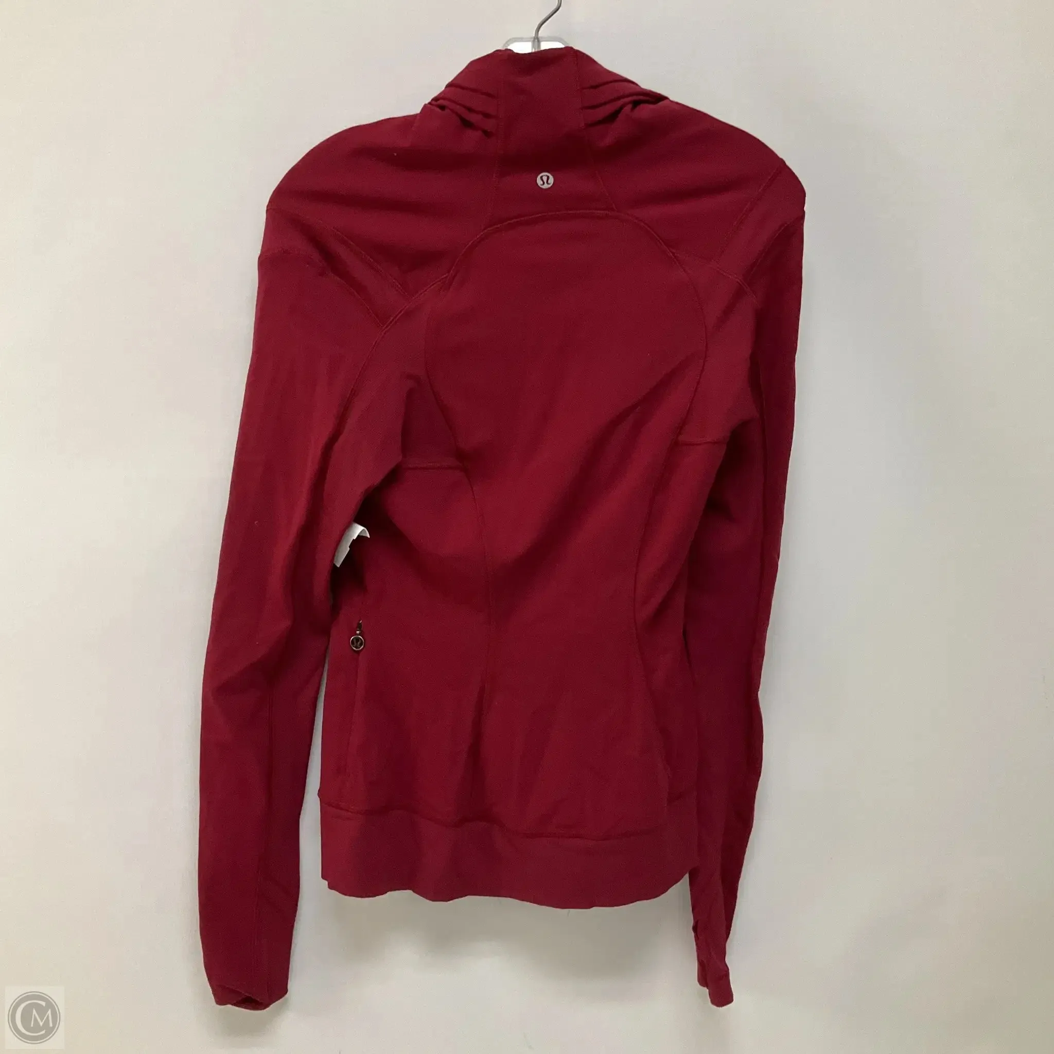 Athletic Jacket By Lululemon In Red, Size: 6