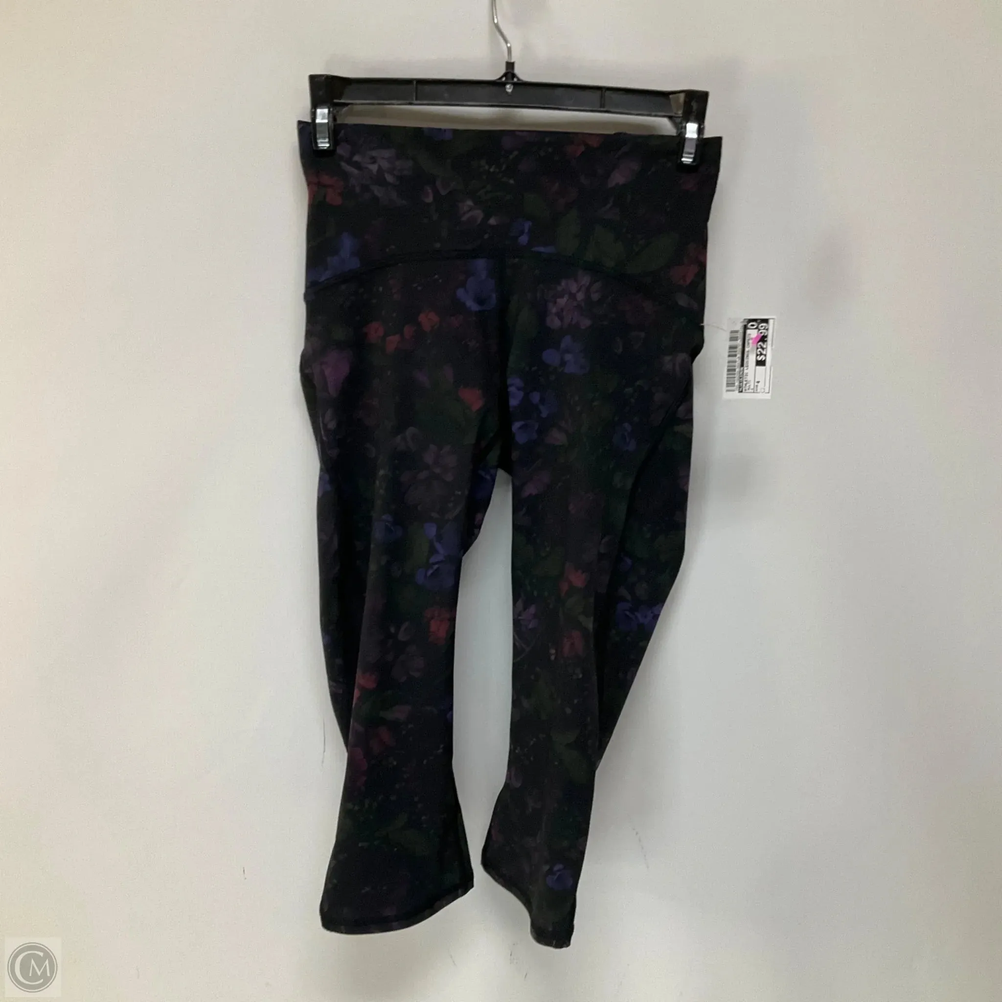 Athletic Leggings Capris By Lululemon In Multi-colored, Size: 4