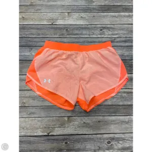 Athletic Shorts By Under Armour In Orange, Size: S
