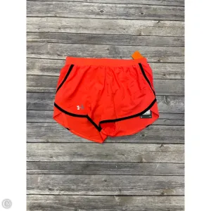 Athletic Shorts By Under Armour In Orange, Size: S