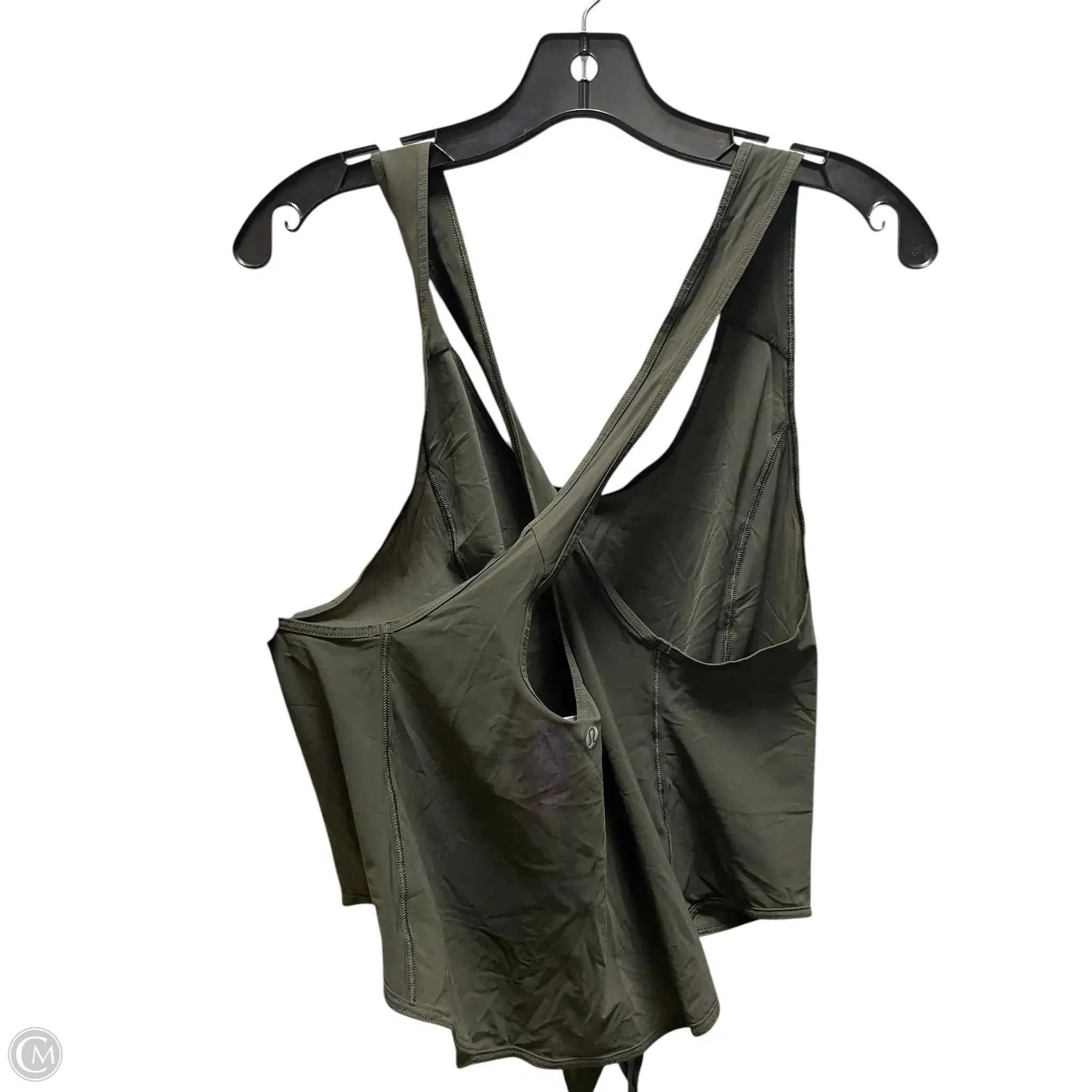Athletic Tank Top By Lululemon In Green, Size: S