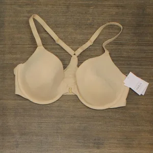 Auden Women's Ace Lightly Lined Demi Racerback Bra 552293 Beige Brown 36C